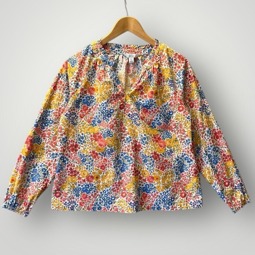 5 for $45 Croft Barrow Floral Top Blouse Shirt Women Size PS